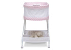 Pink Infinity (2234) bassinet 4-Sweet Dreams Bassinet with Airflow Mesh