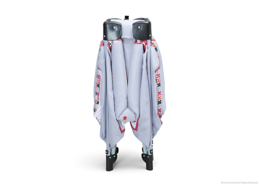Delta Children Gentle Grey (038) Novel Ideas Square 36 by 36 Playard, Folded a3a 10-Square 36