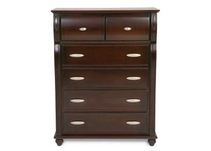 Simmons Kids LaBrosse Cherry (026) Vancouver 6 Drawer Chest Front View a1a 0