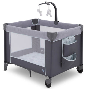 delta and children LX Deluxe Portable Baby Play Yard With Removable Bassinet and Changing Table