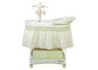 Delta Children Scarborough White (110) Smooth Glide Bassinet Full Left View b3b 5-Deluxe Gliding Bassinet