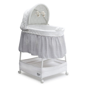 Delta Children Silver Lining (056) Gliding Bassinet Right Side View a1a 8