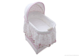 Delta Children Minnie Bows and Butterflies (695) Gliding Bassinet (27202), Above View h3h 4