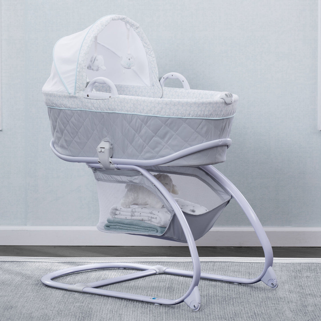 Deluxe Moses Bassinet Elephant Dreams (2112)