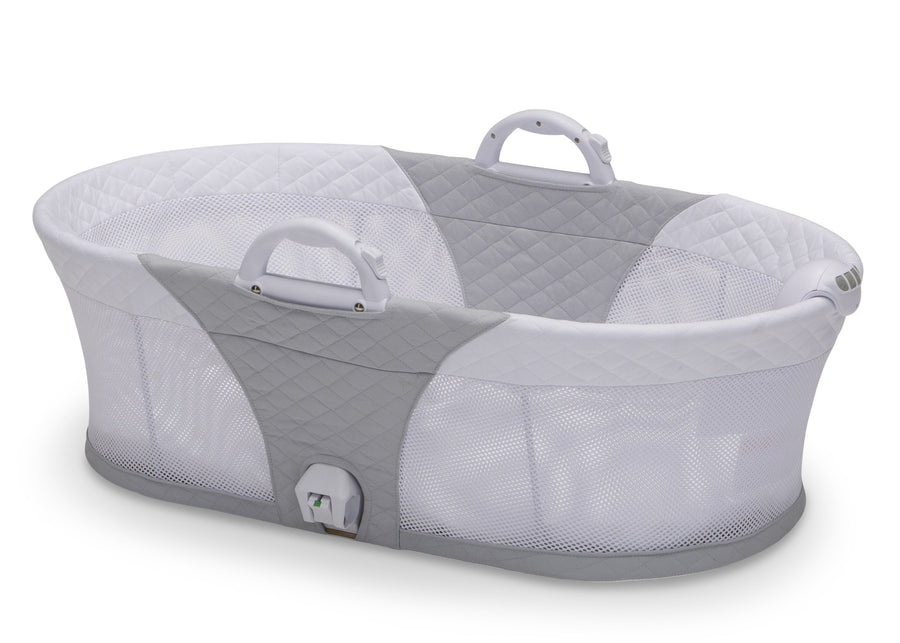 2-in-1 Moses Basket Bedside Bassinet Sleeper Grey (2130) 4-2-in-1 Moses Basket Bedside Bassinet Sleeper