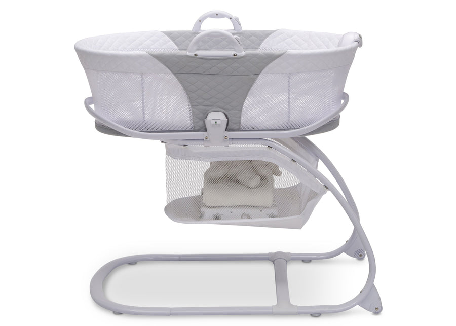 2-in-1 Moses Basket Bedside Bassinet Sleeper Grey (2130) 3-2-in-1 Moses Basket Bedside Bassinet Sleeper