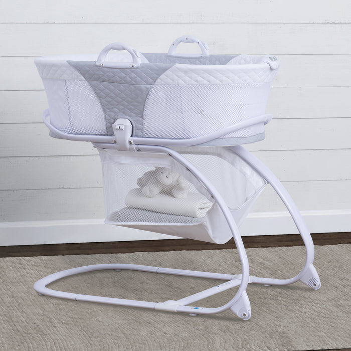 2-in-1 Moses Basket Bedside Bassinet Sleeper  1-2-in-1 Moses Basket Bedside Bassinet Sleeper