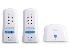 Delta Children Safe-n-Clear 2 White (114) Parent Digital Baby Monitor with LED a1a 2