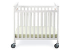 Simmons Kids White (100) Scottsdale Crib, Front View 2 a1a 1-Scottsdale Crib