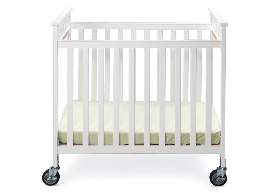 Simmons Kids White (100) Scottsdale Crib, Front View 2 a1a 1-Scottsdale Crib