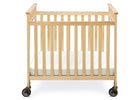 Simmons Kids Natural (260) Scottsdale Crib, Front View b1b 2-Scottsdale Crib