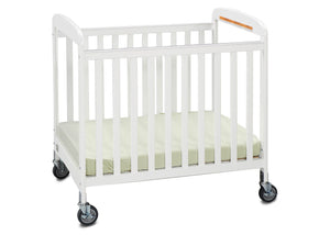 Simmons Kids White (100) Sweet Dreamer Crib, Right Side View a2a 2