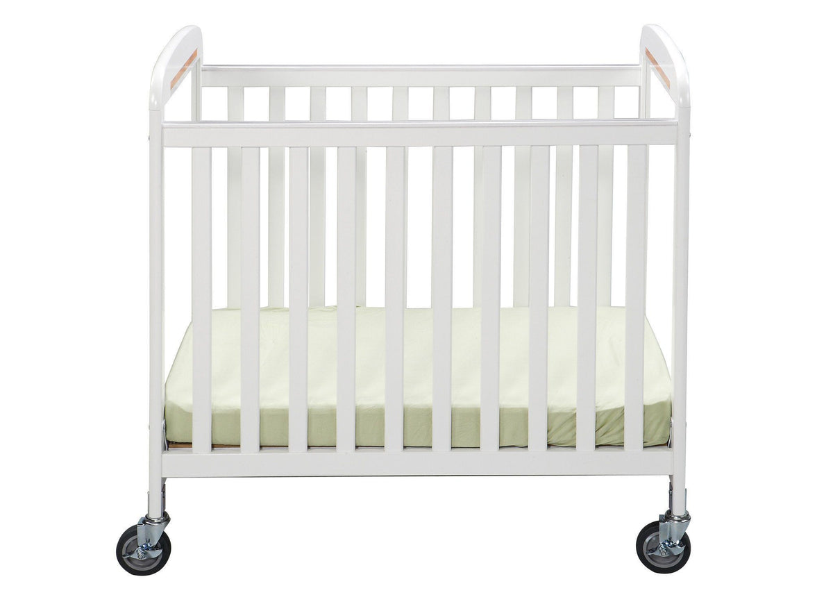 Simmons Kids White (100) Sweet Dreamer Crib, Front View a1a
