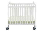 Simmons Kids White (100) Sweet Dreamer Crib, Front View a1a 1-Sweet Dreamer Crib