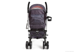 Simmons Kids Elite Comfort Stroller, Charcoal (029) Back View a5a 4