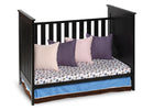 Simmons Kids Black (001) Melody 3-in-1 Crib, Day Bed Conversion a3a 2-Melody 3-in-1 Crib
