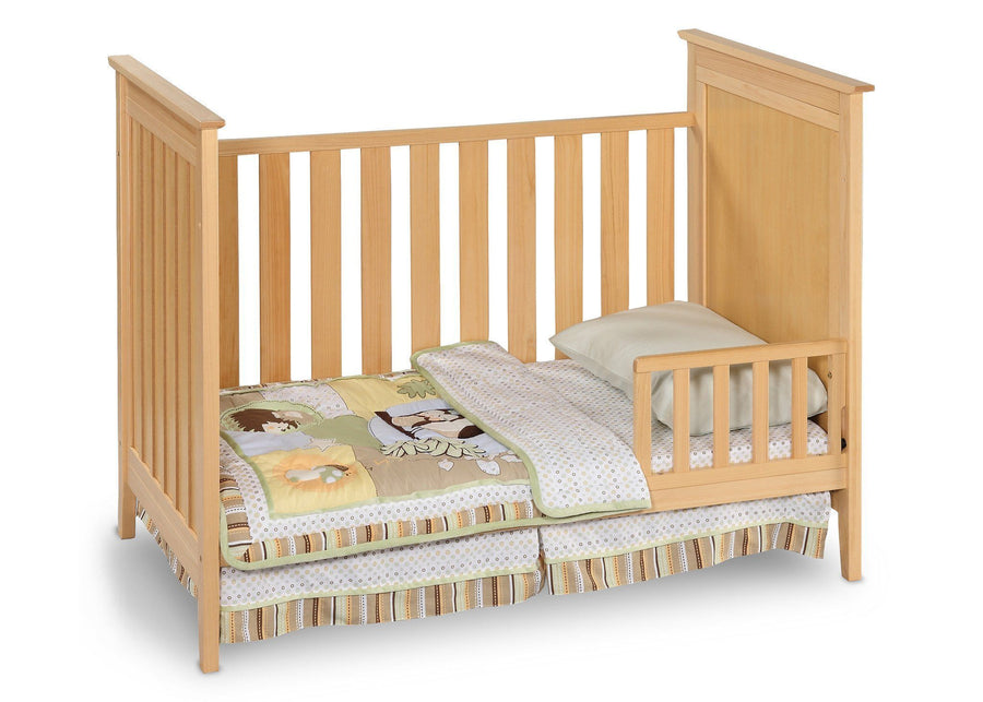 Simmons Kids Natural (260) Melody 3-in-1 Crib, Toddler Bed Conversion c2c 6-Melody 3-in-1 Crib