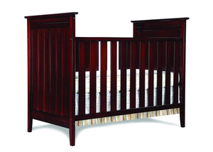 Simmons Kids Black Cherry Espresso (607) Melody 3-in-1 Crib, Crib Conversion d1d 23