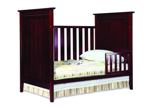 Simmons Kids Black Cherry Espresso (607) Melody 3-in-1 Crib, Toddler Bed Conversion d2d 3