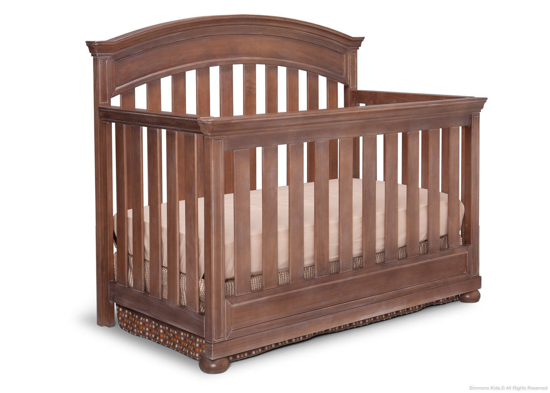 Simmons Kids Antique Walnut (267) Chateau Crib 'N' More, Crib Conversion