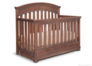 Simmons Kids Antique Walnut (267) Chateau Crib 'N' More, Crib Conversion 6