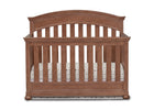 Simmons Kids Antique Walnut (267) Chateau Crib 'N' More, Crib Conversion Front View a1a 2-Chateau Crib 'N' More
