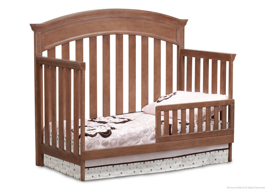 Simmons Kids Antique Walnut (267) Chateau Crib 'N' More (307180), Toddler Bed Conversion a3a 3-Chateau Crib 'N' More