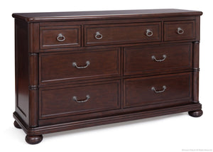 Simmons Kids Molasses (226) Hanover Park Double Dresser, Side View a2a 6