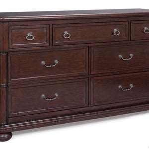 Simmons Kids Molasses (226) Hanover Park Double Dresser, Side View a2a 1-Hanover Park Double Dresser