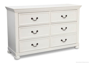 Simmons Kids Vintage White (120) Castille Double Dresser (317030) a1a 0