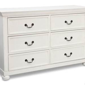 Simmons Kids Vintage White (120) Castille Double Dresser (317030) a1a 16