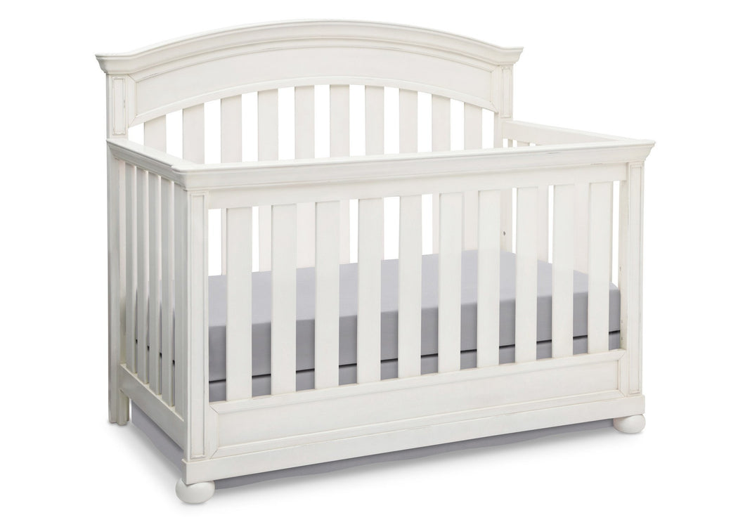 Simmons Kids Vintage White (120) Castille Crib 'N' More, Crib Conversion a4a
