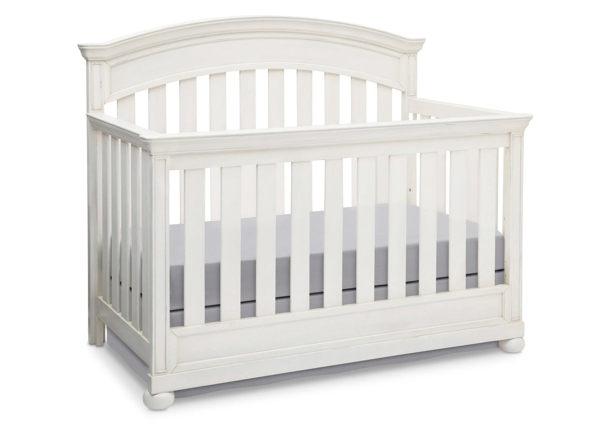 Simmons Kids Vintage White (120) Castille Crib 'N' More, Crib Conversion a4a