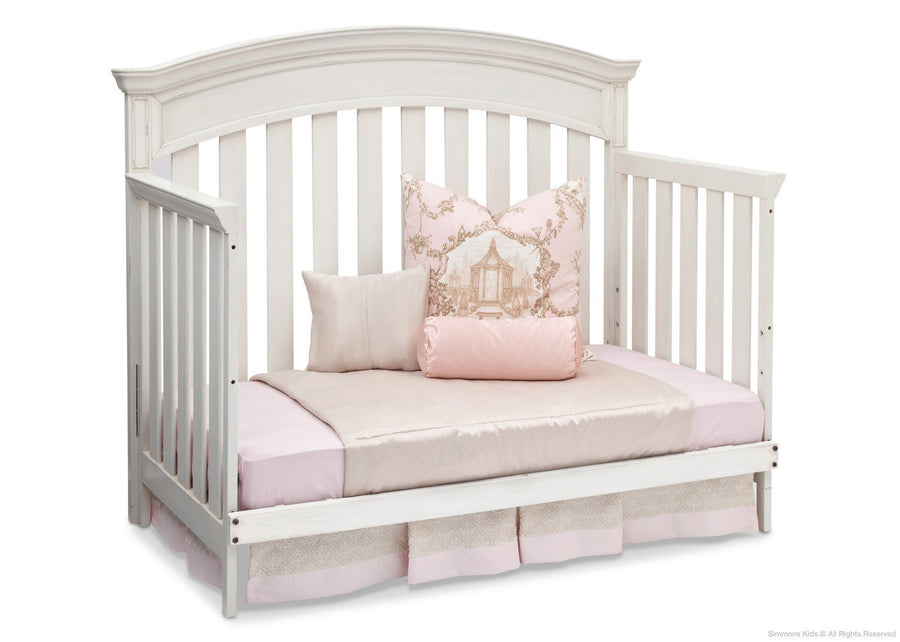 Simmons Kids Vintage White (120) Castille Crib 'N' More, Day Bed Conversion a6a 6-Castille Crib 'N' More