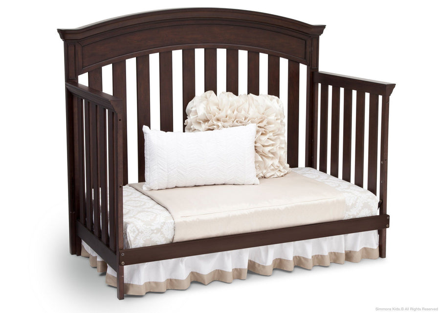 Simmons Kids Vintage Espresso (915) Castille Crib 'N' More, Day Bed Conversion b4b 11-Castille Crib 'N' More
