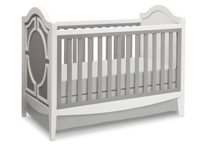 Simmons Kids Antique White/Grey (066) Hollywood 3-in-1 Crib, Crib Conversion a3a 0