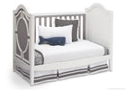 Simmons Kids Antique White/Grey (066) Hollywood 3-in-1 Crib, Day Bed Conversion a5a 6-Hollywood 3-in-1 Crib