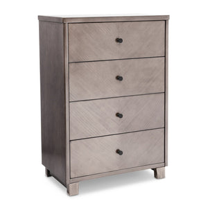 Simmons Kids Stained Grey (054) Bellante Chest (319040) Side View a2a 6