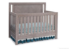 Simmons Kids Stained Grey (054) Chevron Crib 'N' More, Crib Conversion 10-Chevron Crib 'N' More