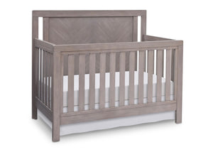 Simmons Kids Stained Grey (054) Chevron Crib 'N' More, Crib Conversion a2a 13