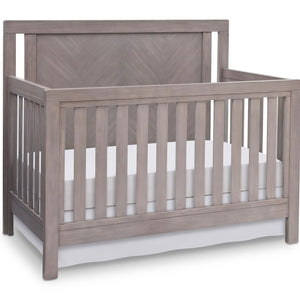 Simmons Kids Stained Grey (054) Chevron Crib 'N' More, Crib Conversion a2a 4
