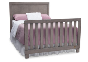 Simmons Kids Stained Grey (054) Bellante 4-in-1 Crib, Full-Size Bed Conversion with Footboard b4b 6
