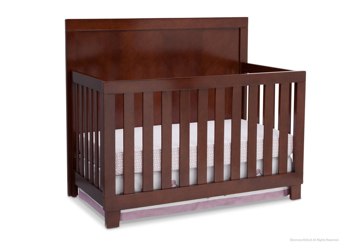 Simmons Kids Espresso Truffle (208) Bellante 4-in-1 Crib, Crib Conversion
