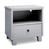 Simmons Kids Grey (026) Rowen Nightstand 7-Cubby Nightstand