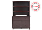 Black Espresso 907 6-Rowen Double Dresser