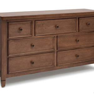 Simmons Kids Chestnut (223) Kingsley 7 Drawer Dresser (324070), Side View a2a 8-Kingsley 7 Drawer Dresser