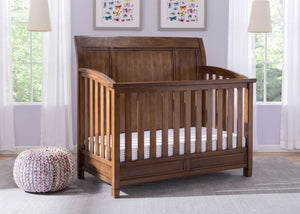 Simmons Kids Antique Chestnut (2100) Kingsley Crib 'N' More, Full-size Bed Conversion Room b0b 20