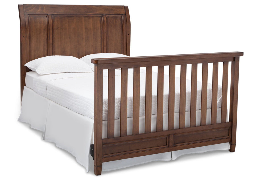 Simmons Kids Antique Chestnut (2100) Kingsley Crib 'N' More, Full-size Bed Conversion b6b 11-Kingsley Crib 'N' More