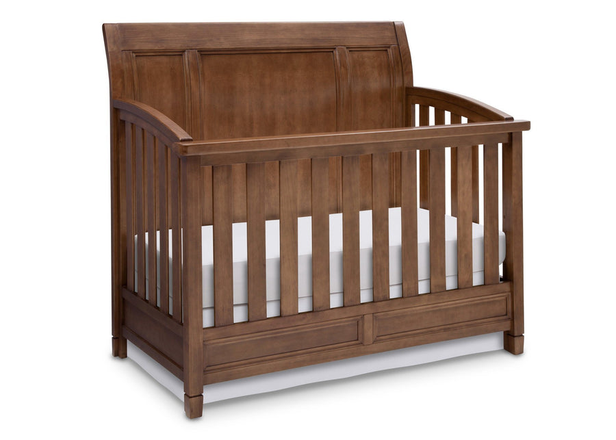 Simmons Kids Weathered Chestnut (223) Kingsley Crib 'N' More, Crib Conversion a3a 1-Kingsley Crib 'N' More