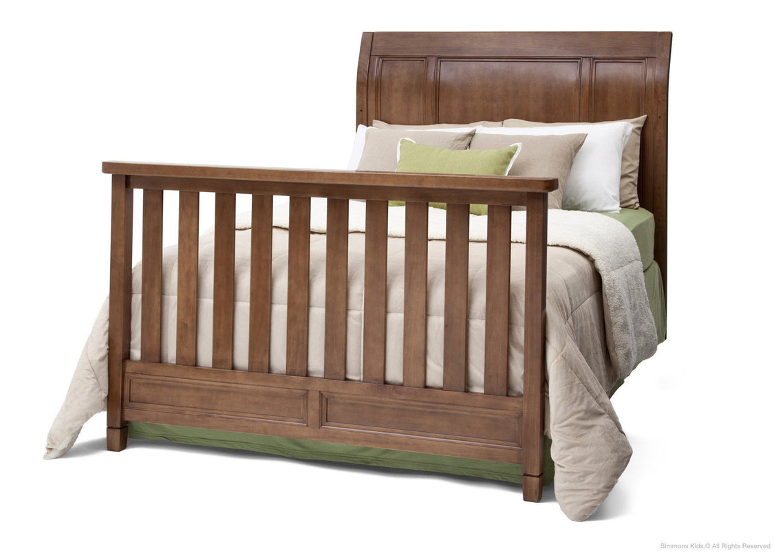 Simmons Kids Weathered Chestnut (223) Kingsley Crib 'N' More, Full-Size Bed Conversion a6a